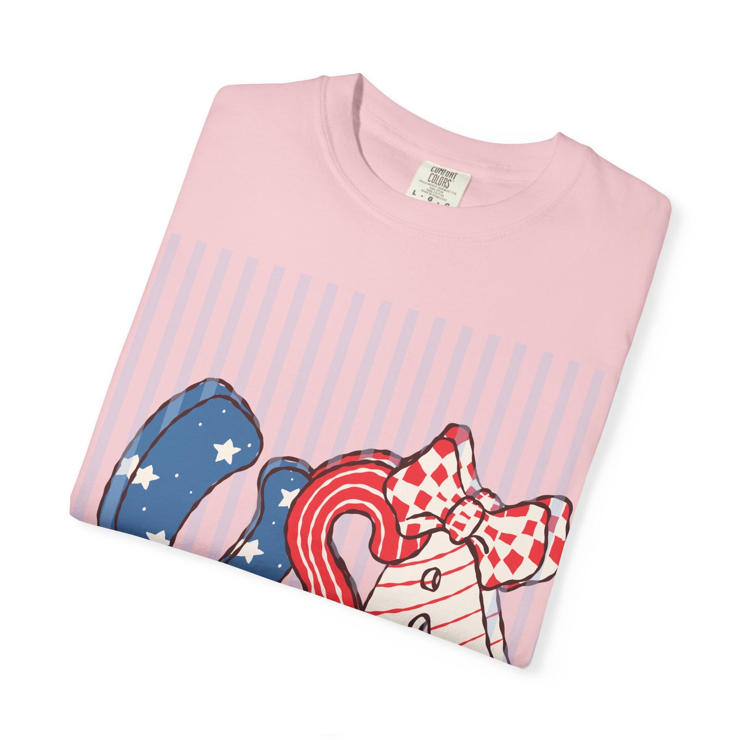 4th of July USA Balloon Letters T-Shirt