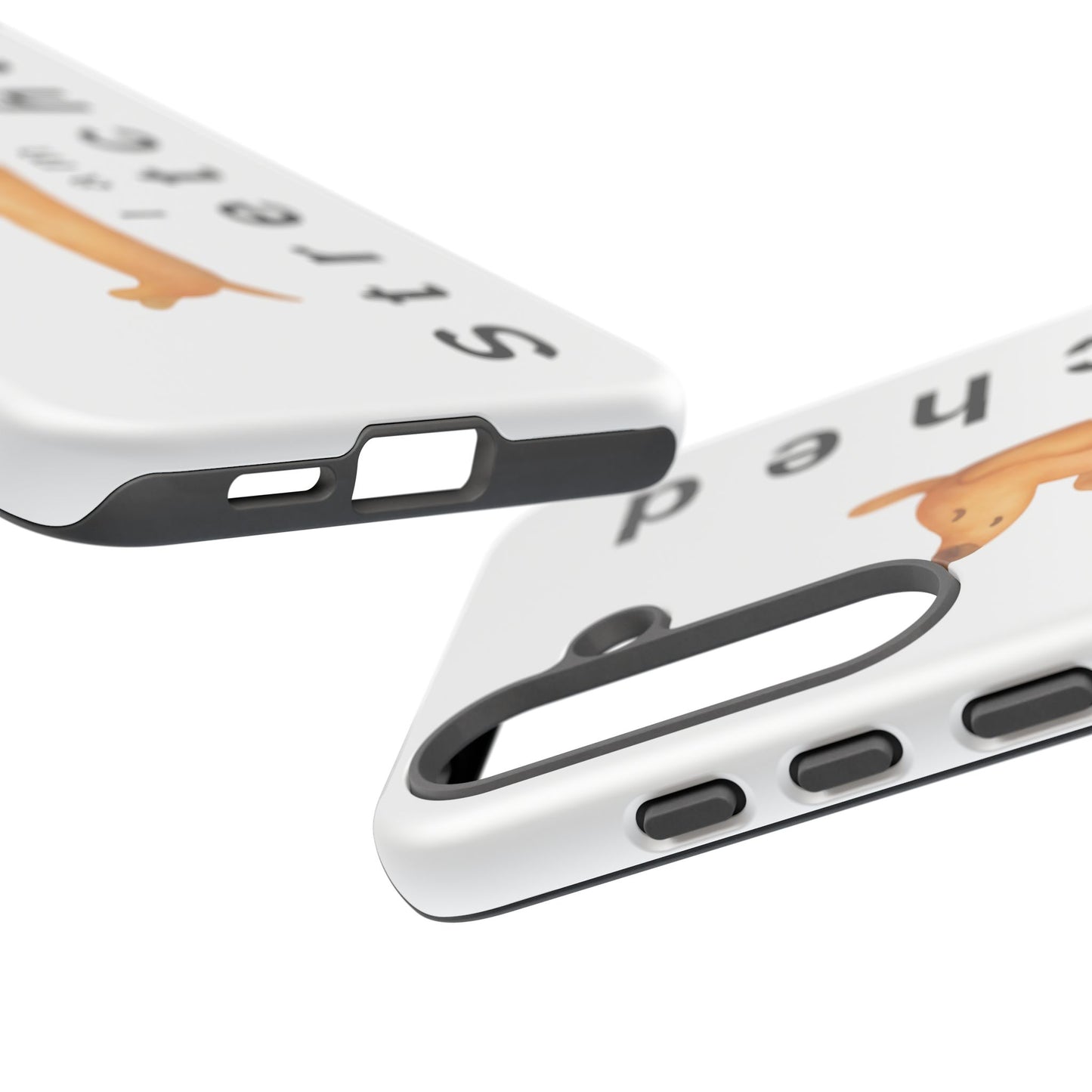 I Am Stretched Dachshund Phone Case — Cute Sausage Dog Protective Cover