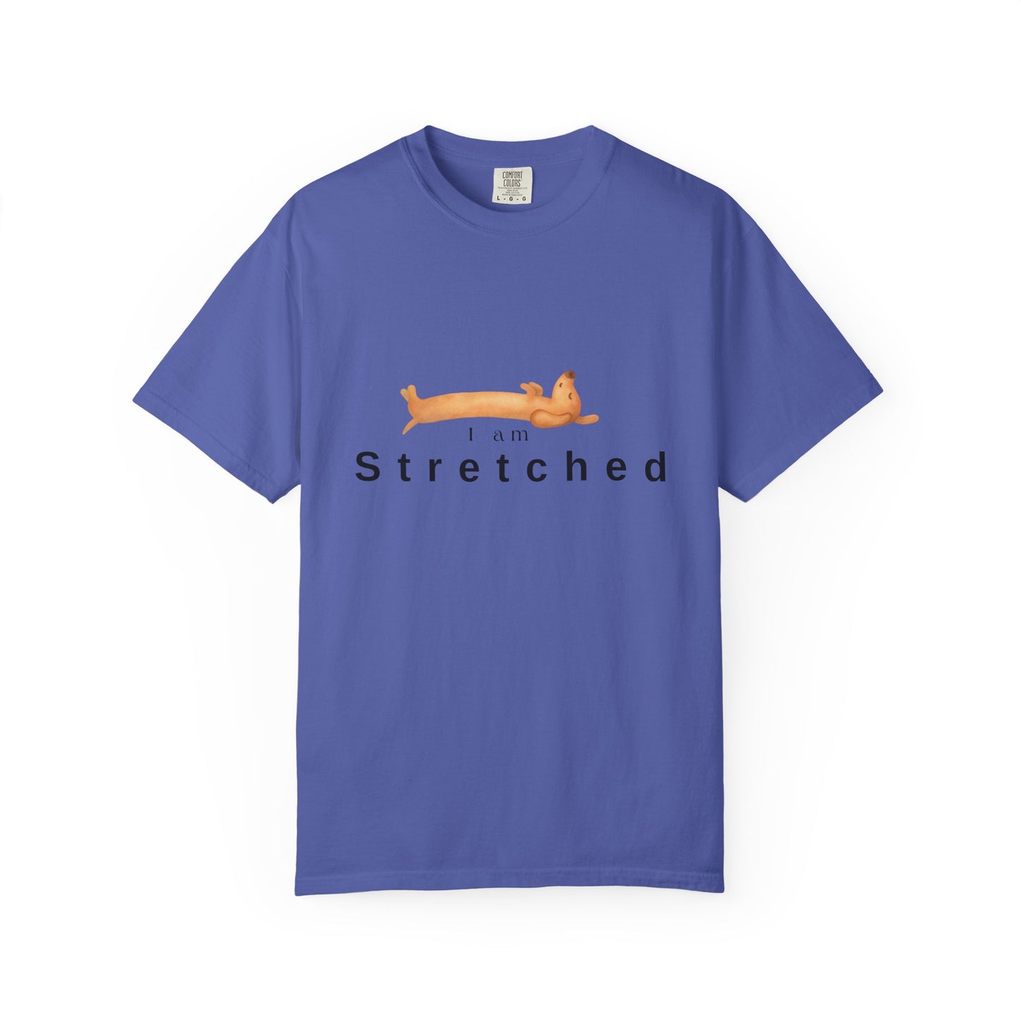 I am STRETCHED (I am STRESS) T-Shirt — Relaxed Mental Health Graphic Tee