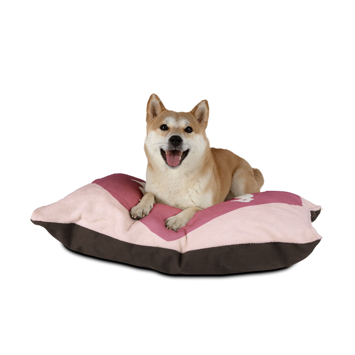 Pink Dachshund Heart Pet Bed — Cozy Plush Dog Bed for Dachshund Lovers