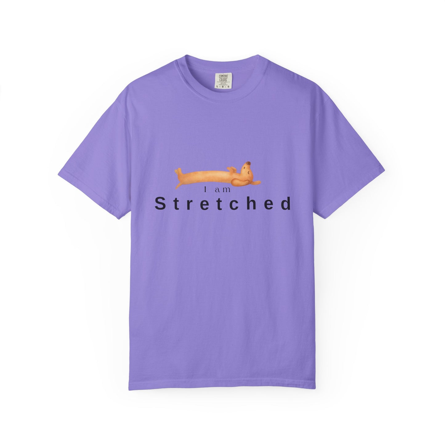 I am STRETCHED (I am STRESS) T-Shirt — Relaxed Mental Health Graphic Tee
