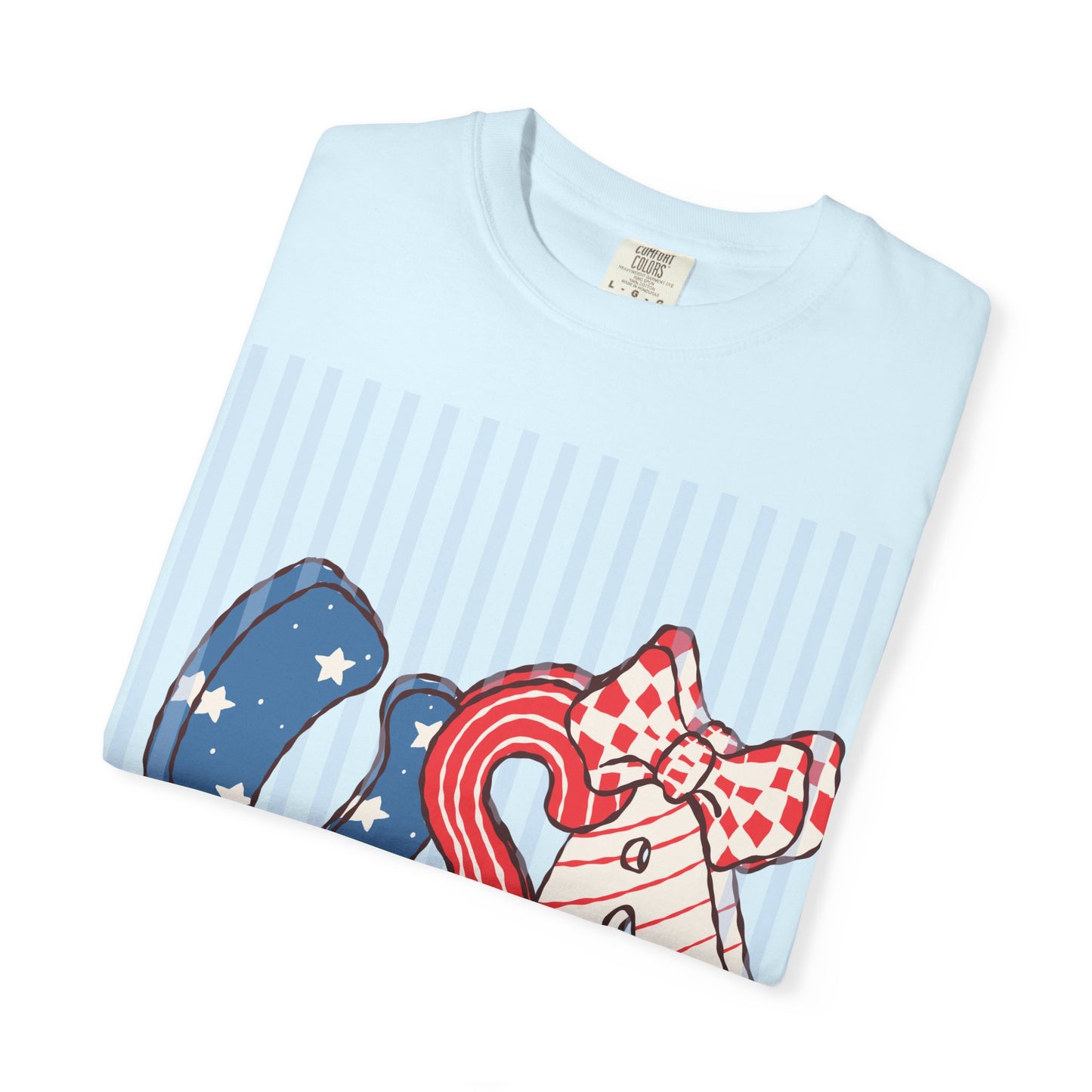 4th of July USA Balloon Letters T-Shirt