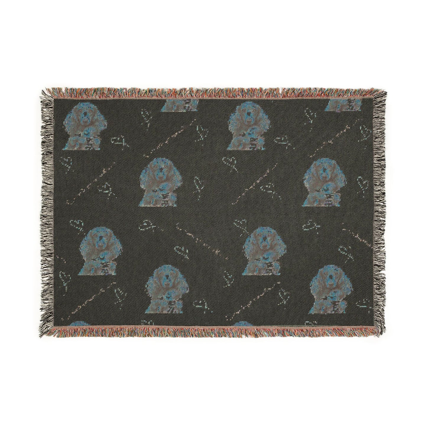 Doxie Dog Woven Blanket