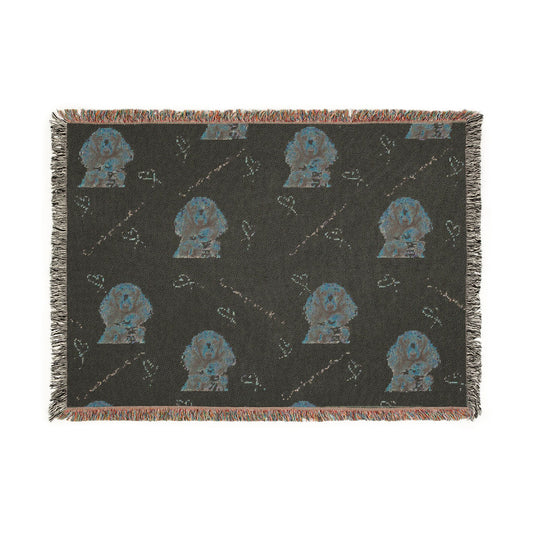Doxie Dog Woven Blanket