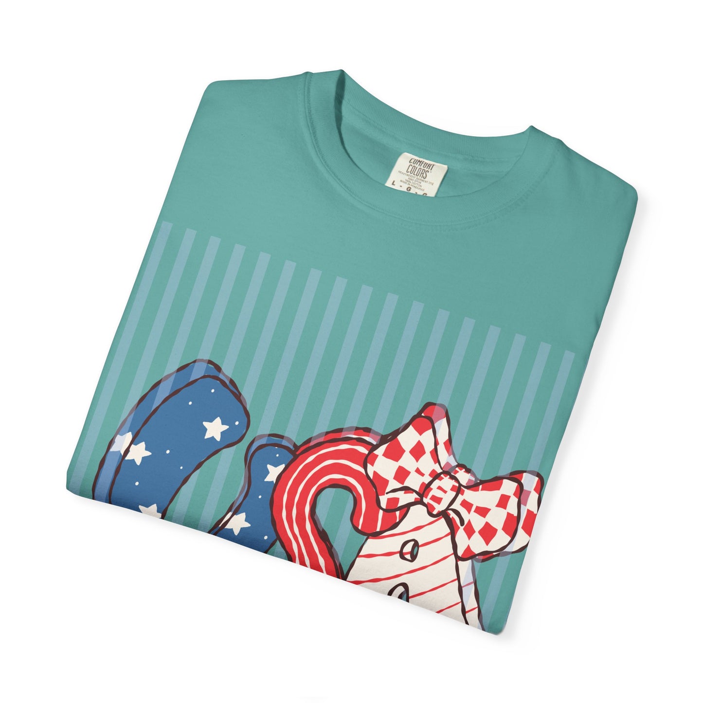 4th of July USA Balloon Letters T-Shirt