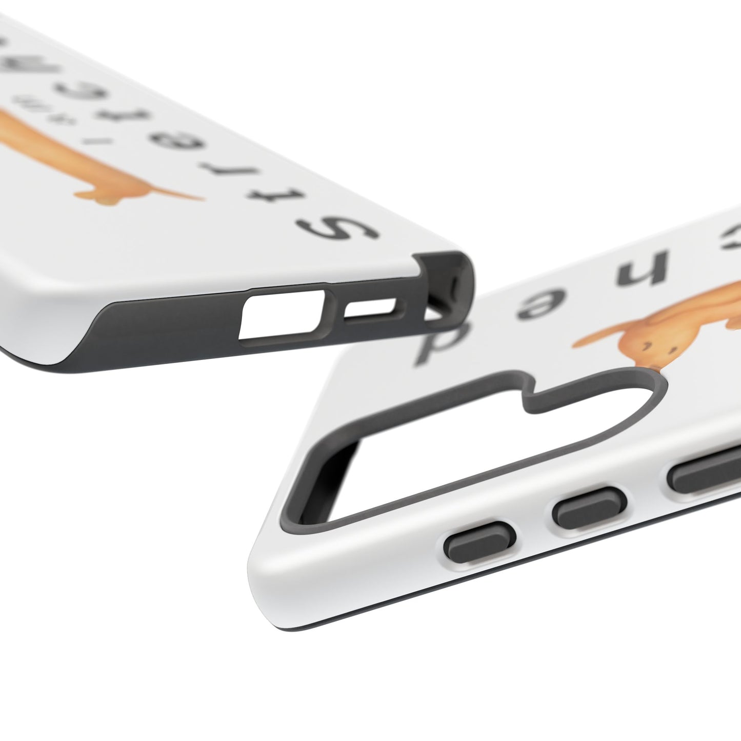 I Am Stretched Dachshund Phone Case — Cute Sausage Dog Protective Cover
