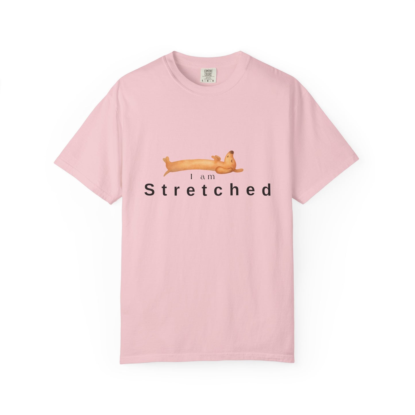 I am STRETCHED (I am STRESS) T-Shirt — Relaxed Mental Health Graphic Tee