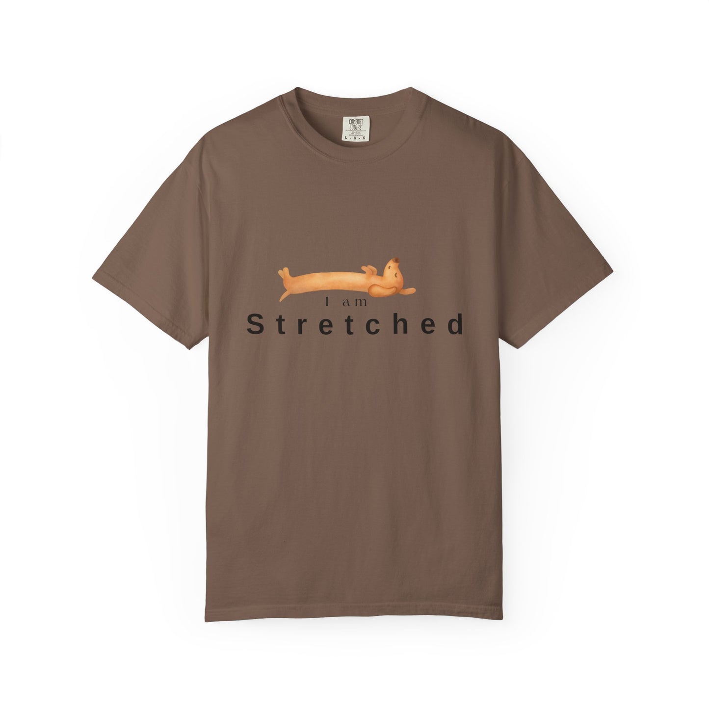I am STRETCHED (I am STRESS) T-Shirt — Relaxed Mental Health Graphic Tee