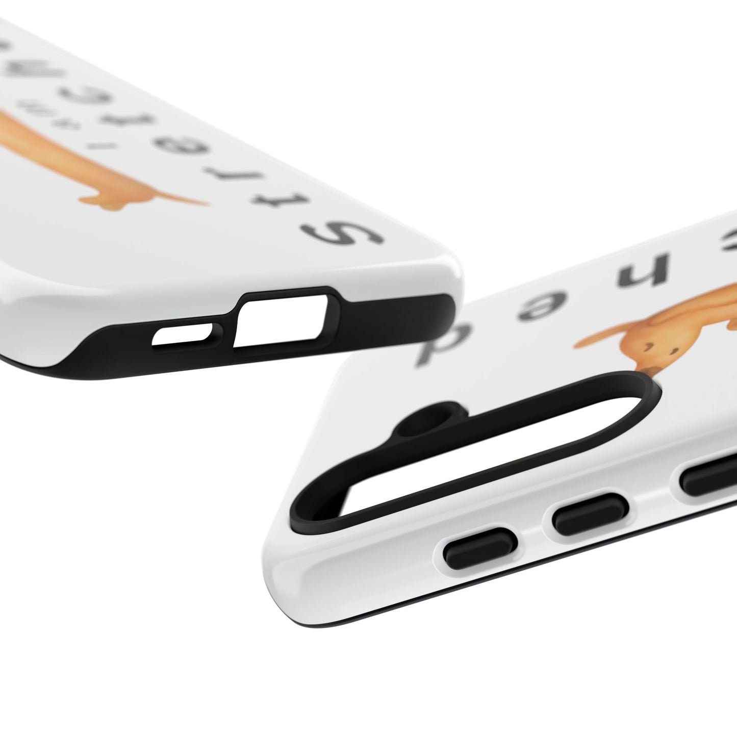I Am Stretched Dachshund Phone Case — Cute Sausage Dog Protective Cover