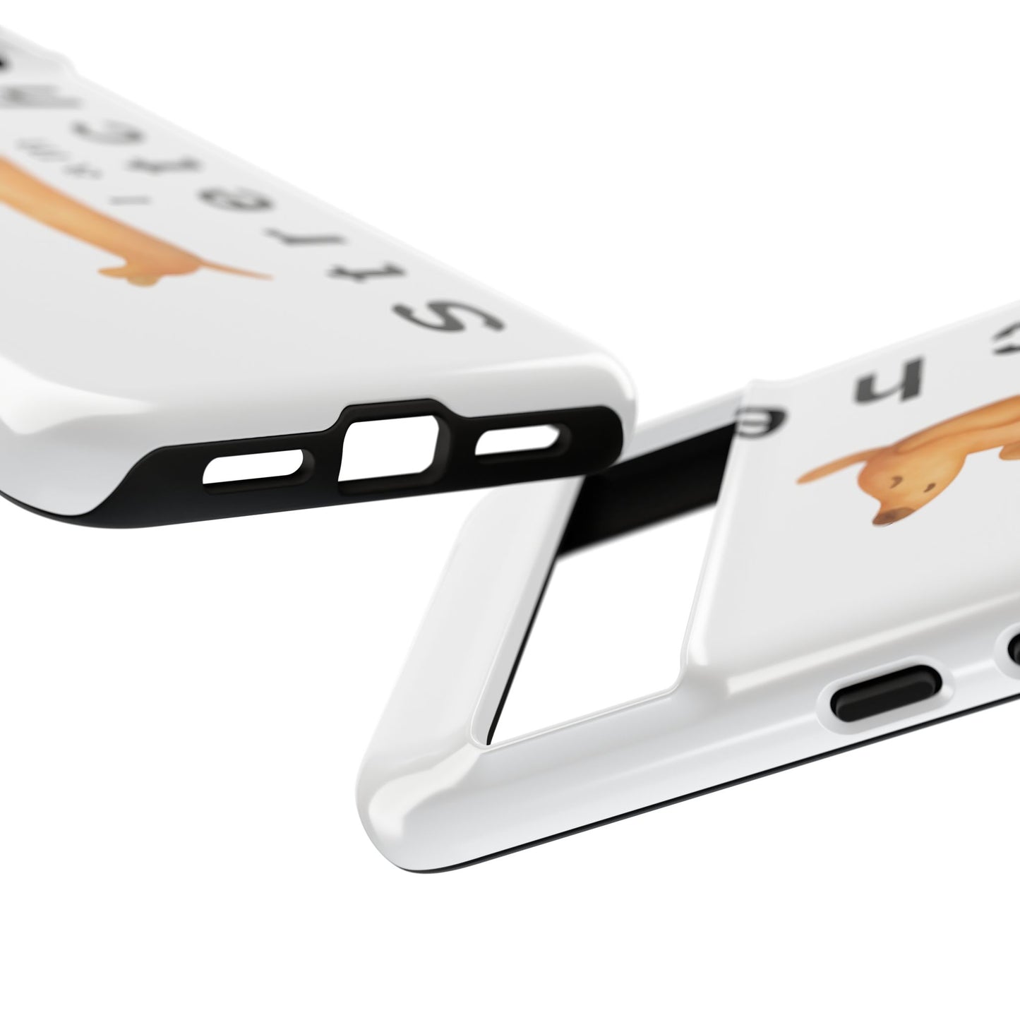 I Am Stretched Dachshund Phone Case — Cute Sausage Dog Protective Cover
