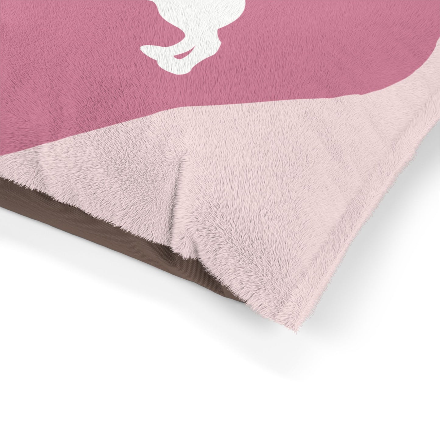 Pink Dachshund Heart Pet Bed — Cozy Plush Dog Bed for Dachshund Lovers