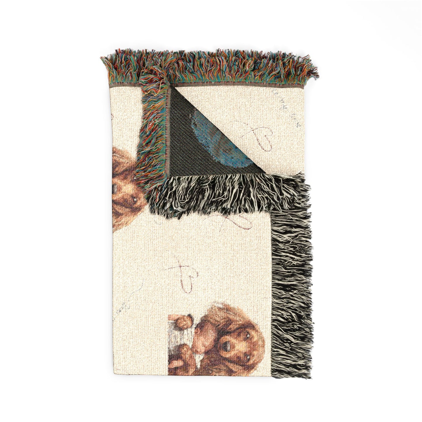 Doxie Dog Woven Blanket