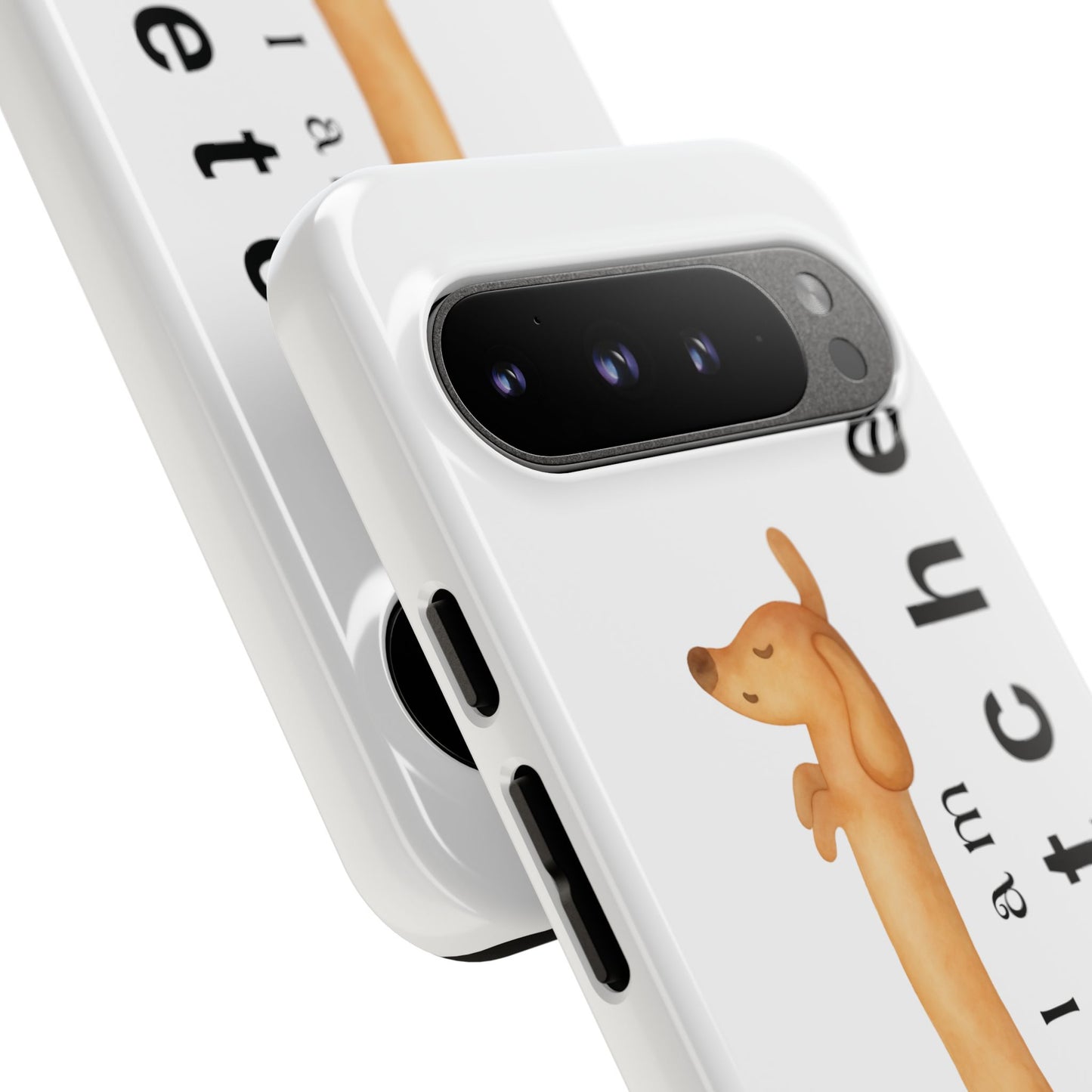 I Am Stretched Dachshund Phone Case — Cute Sausage Dog Protective Cover