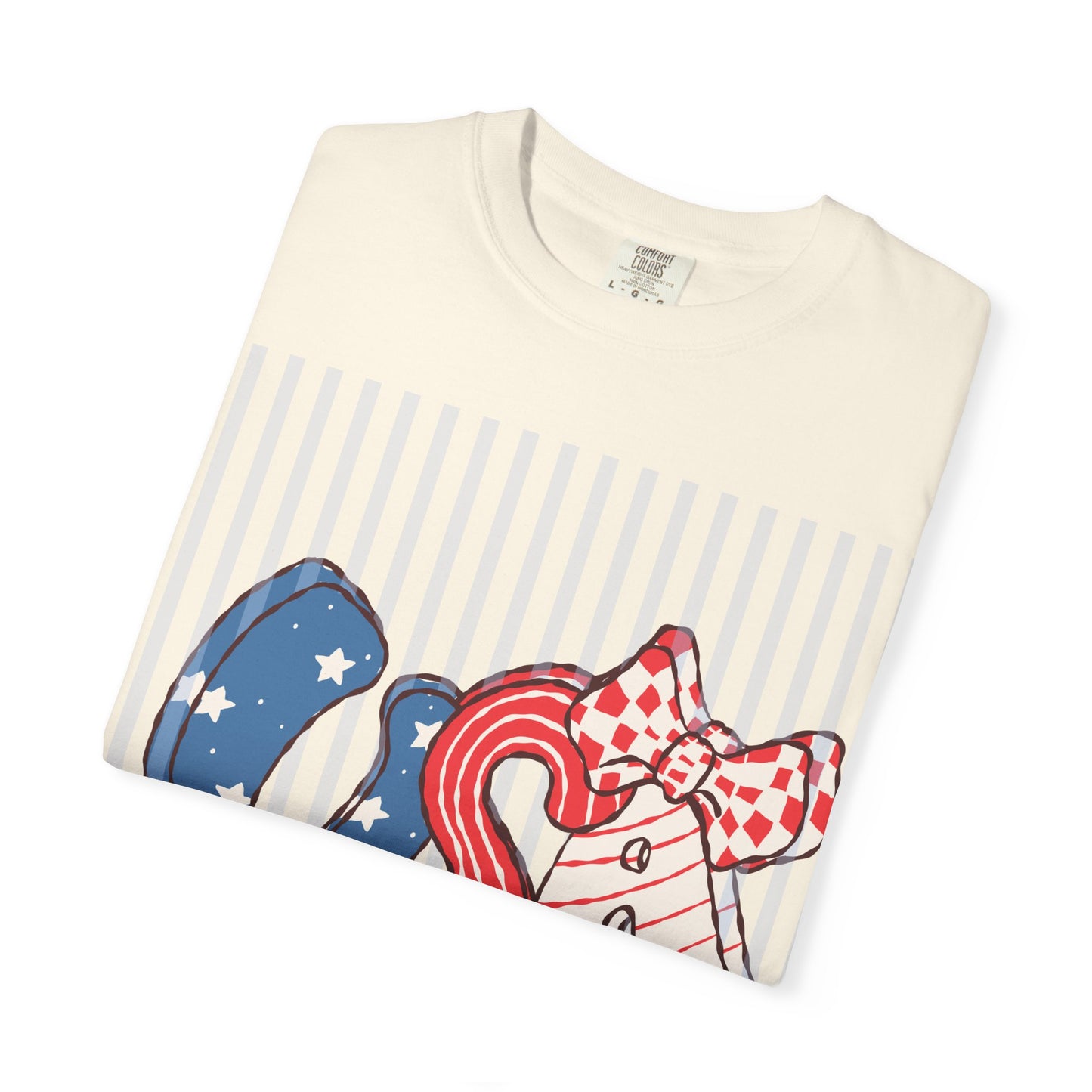 4th of July USA Balloon Letters T-Shirt