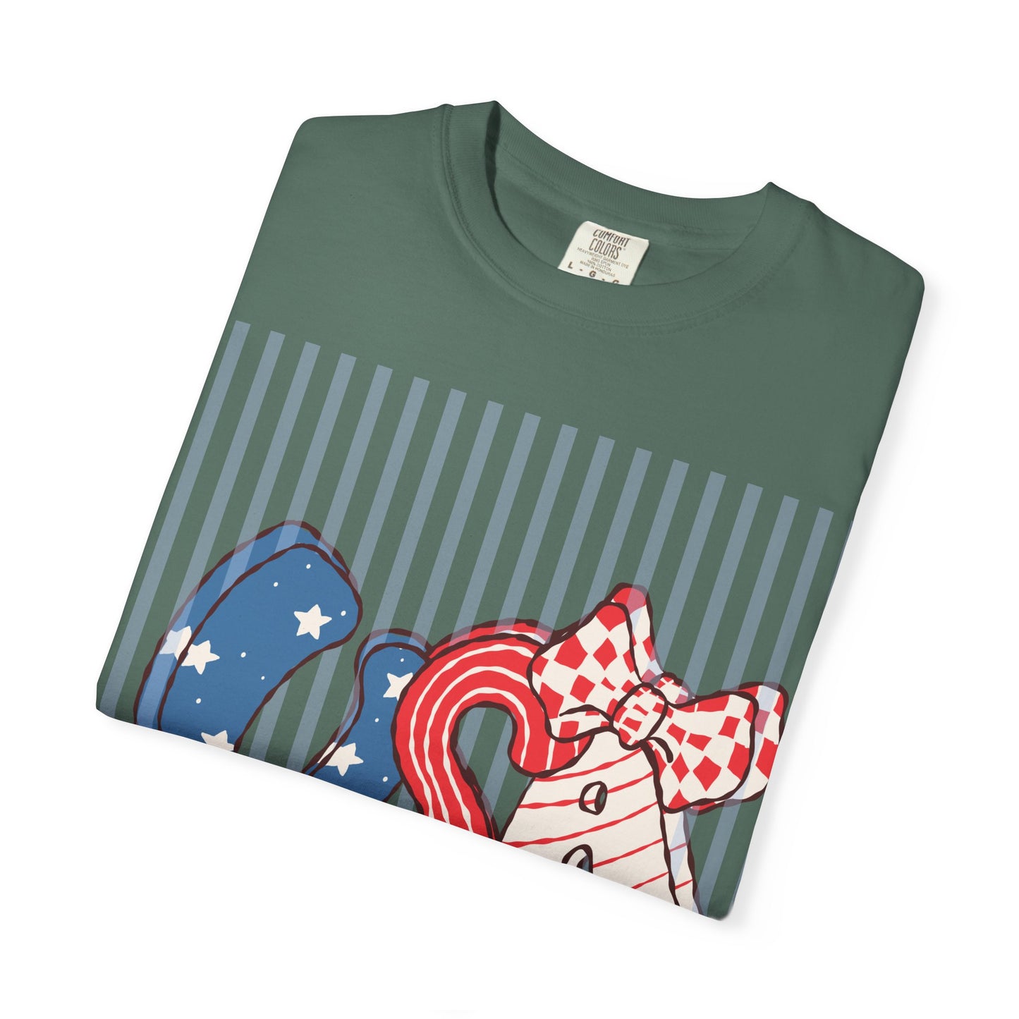 4th of July USA Balloon Letters T-Shirt