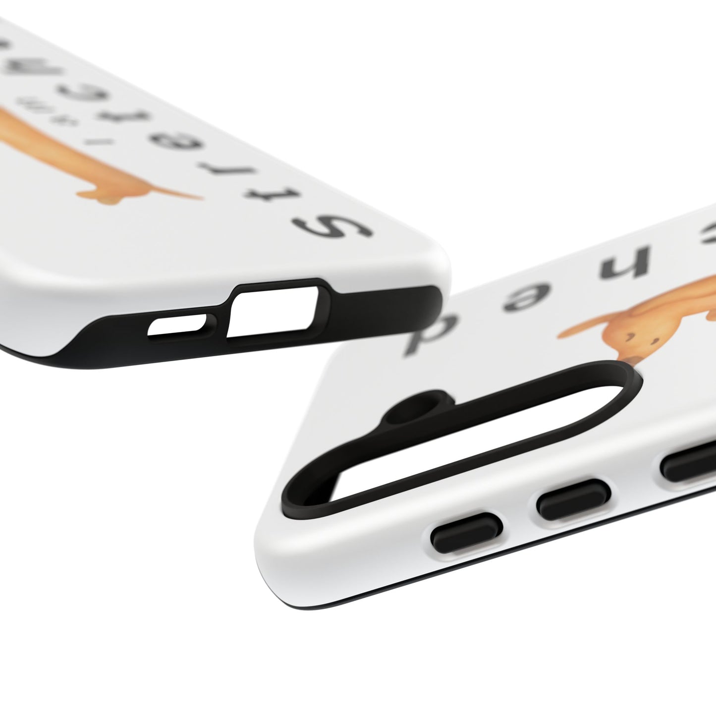 I Am Stretched Dachshund Phone Case — Cute Sausage Dog Protective Cover