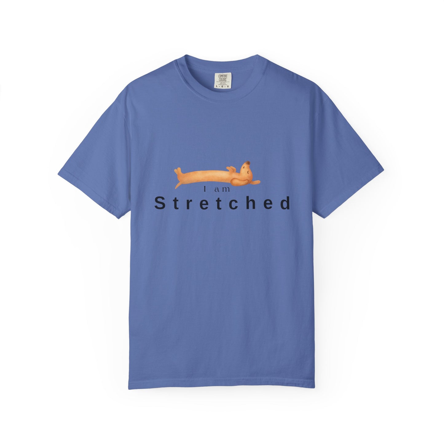 I am STRETCHED (I am STRESS) T-Shirt — Relaxed Mental Health Graphic Tee