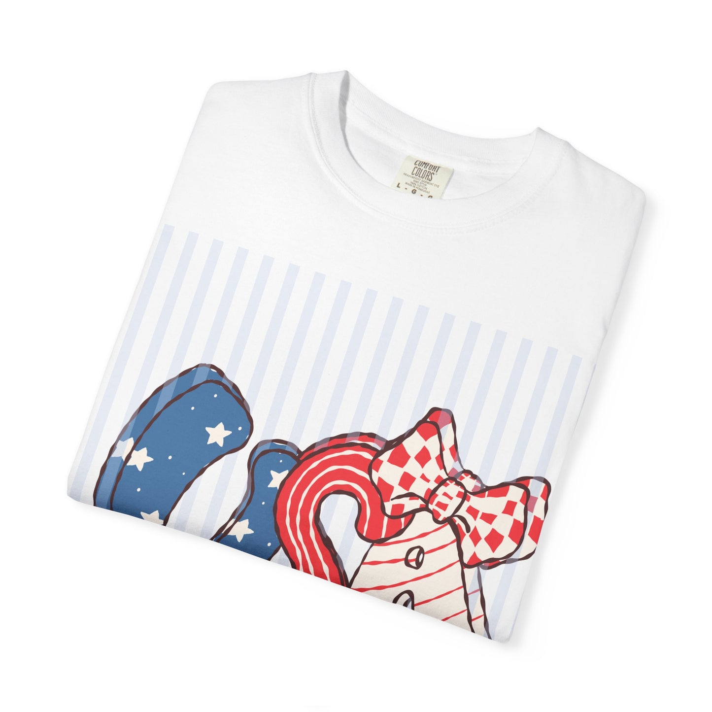 4th of July USA Balloon Letters T-Shirt