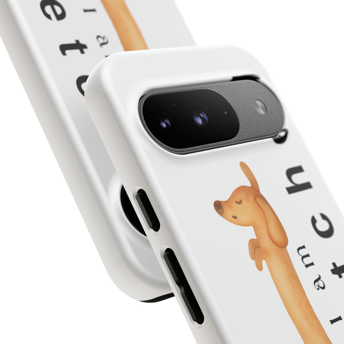 I Am Stretched Dachshund Phone Case — Cute Sausage Dog Protective Cover