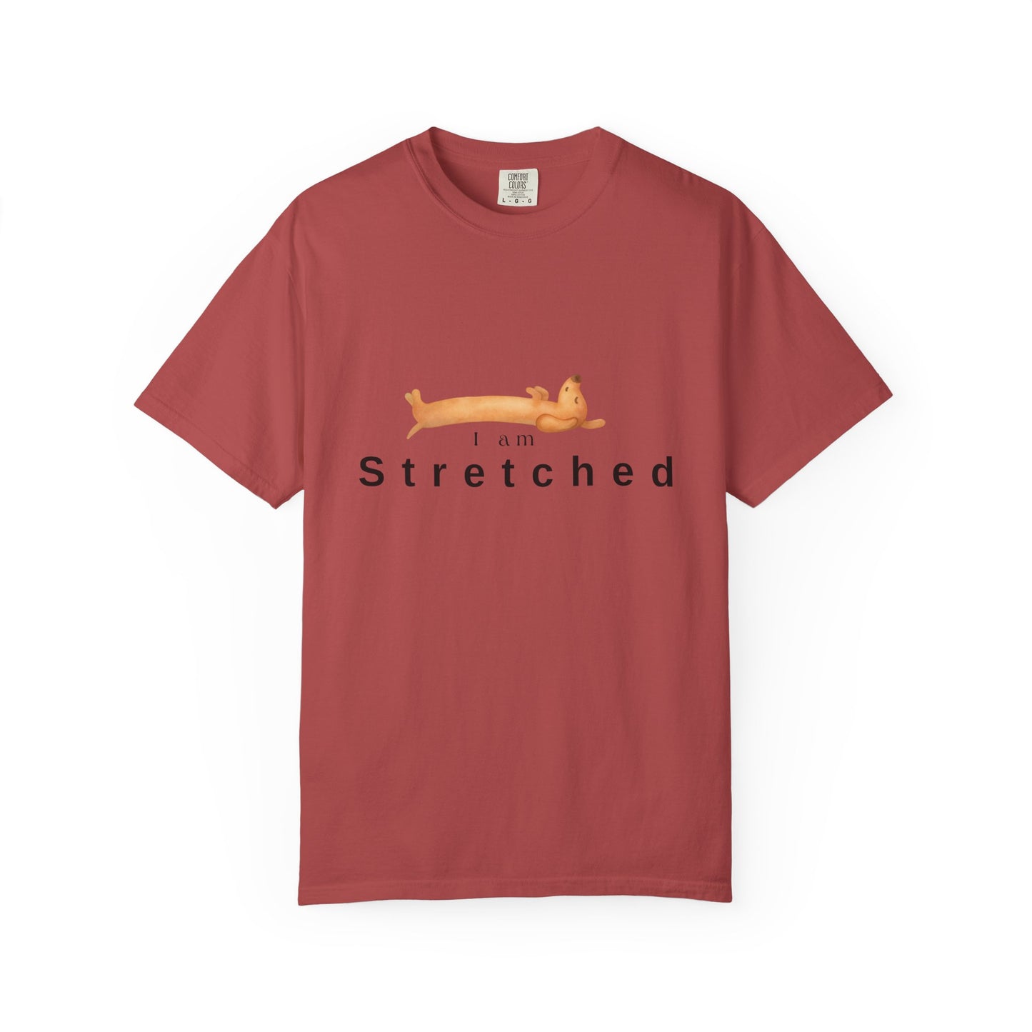 I am STRETCHED (I am STRESS) T-Shirt — Relaxed Mental Health Graphic Tee