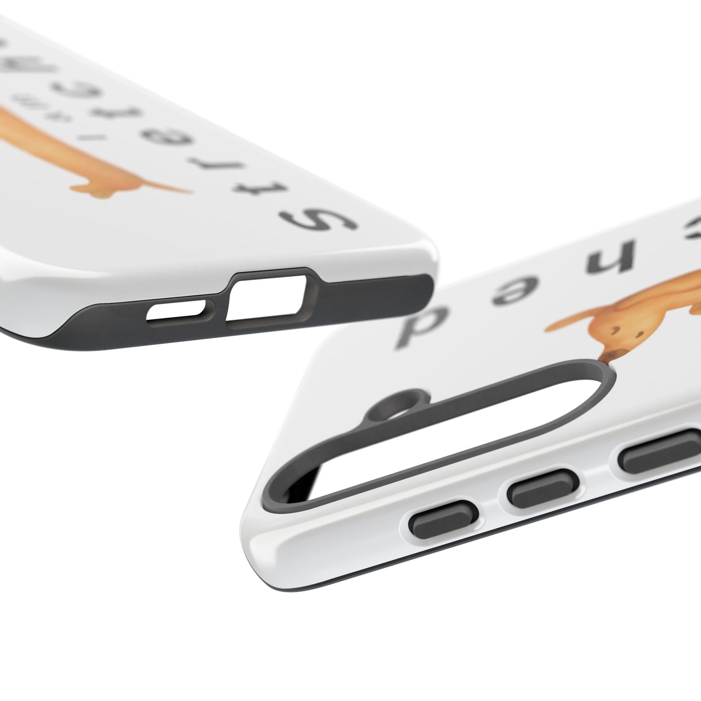 I Am Stretched Dachshund Phone Case — Cute Sausage Dog Protective Cover